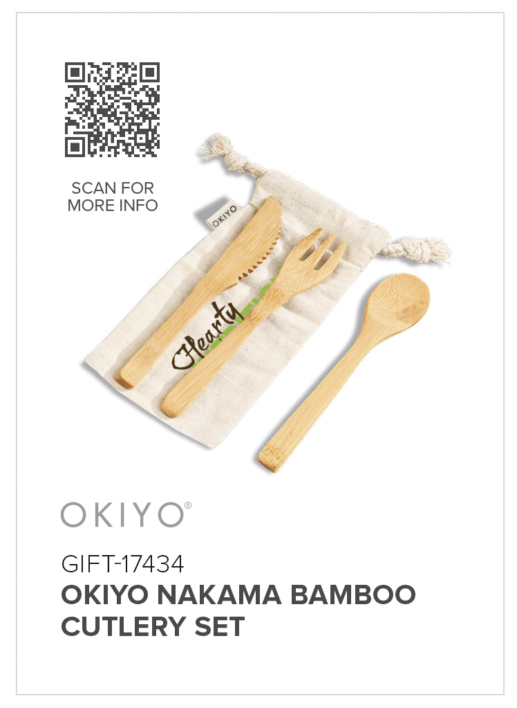 Okiyo Nakama Bamboo Cutlery Set